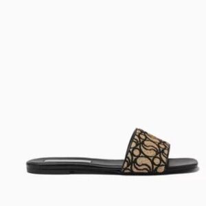 Stella McCartney Signature Raffia Flats Size 41